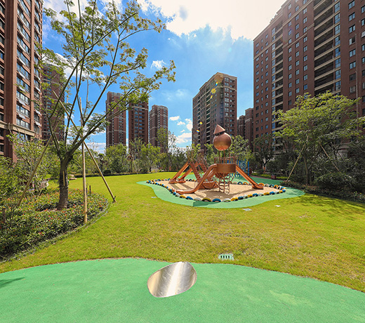  钱江绿洲醉人园林美景鉴赏