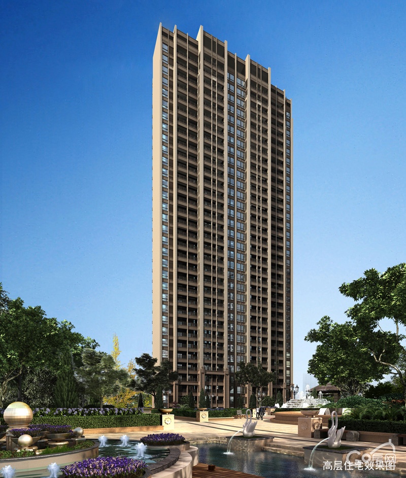 港龙·华侨新城_盐城港龙·华侨新城_高层住宅效果图_盐城go房网