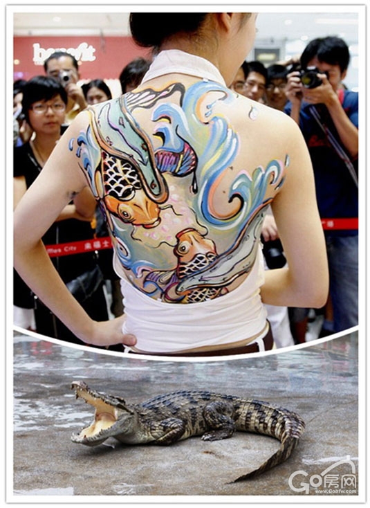 5月24日-25日,中南"周末狂欢节"劲爆来袭,届时"人体彩绘展","鳄鱼